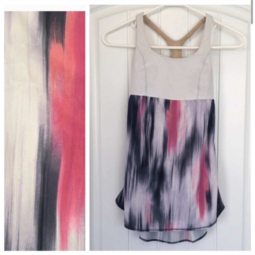 Lululemon Mirage Deep Indigo White Venus tank 4